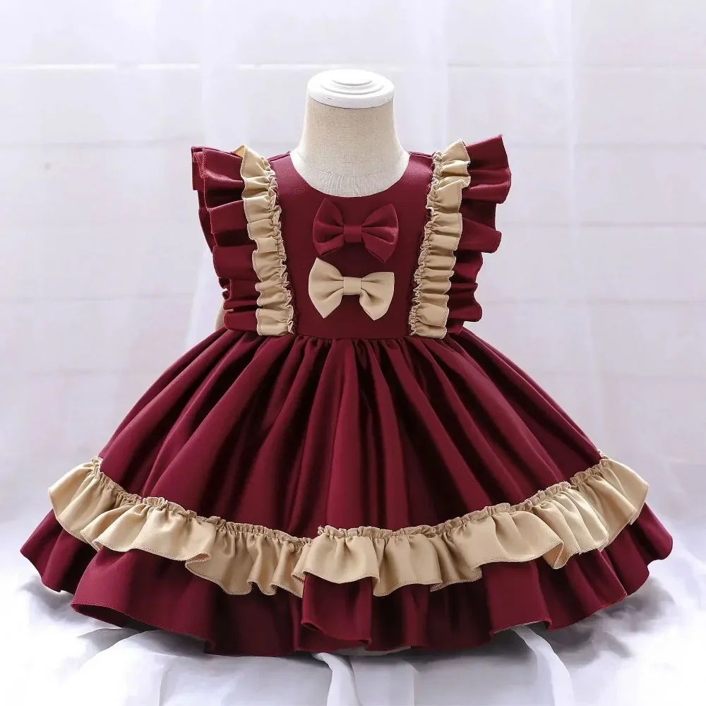 Children\'s Clothes Princess Dresses Lolita Style Spanish Puffy Girls Dress Party Bridesmaid Fancy Occasions Clothing for Kids