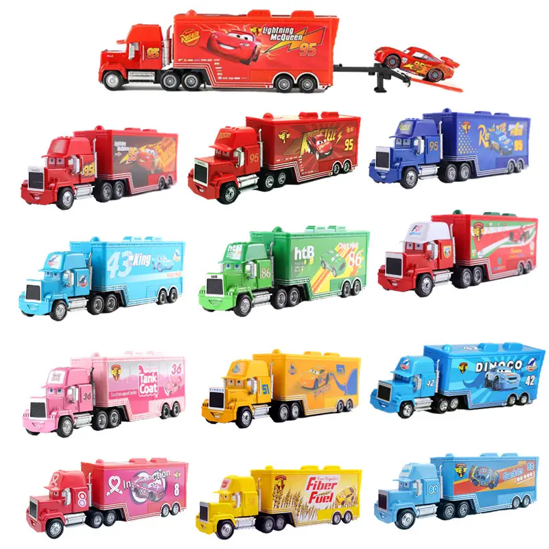 Disney-Pixar Die Casting Car for Children, Metal Toys, McQueen Truck, Rei Jackson Storm, Sally, Natal e presente de aniversário, #95, 2, 3