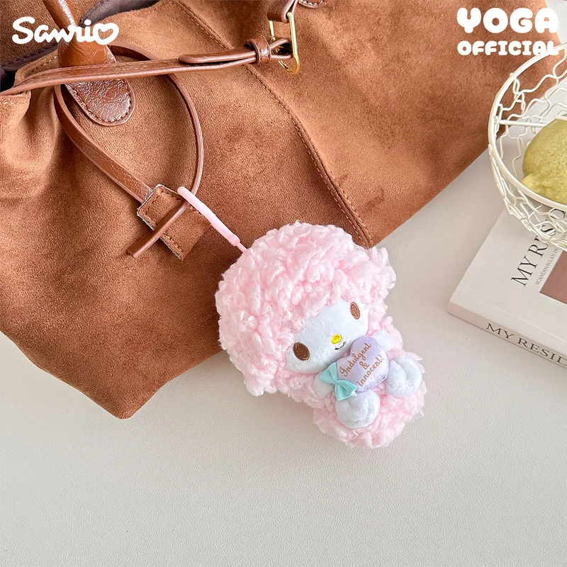 11CM dessin animé Sanrio mon Piano doux petite marguerite série peluche poupée pendentif PP coton peluche poupée Kawaii porte-clés cadeau