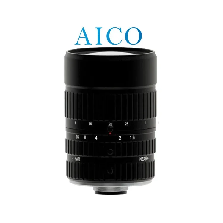 Formato de 1 pulgada 8mp F1.6 iris manual 12-36mm 1in 8mega 4k C montaje varifocal fa cctv lentes de zoom varifocal lente con corrección ir