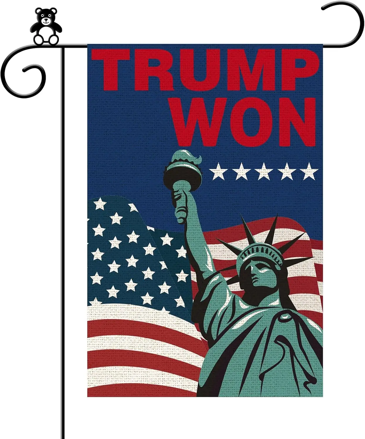 Trump Won Garden Flag Double Sided, Save America Yard Lawn Sign, Support for Trump, Trump 2024 House Lawn Sign, Trump Very Good