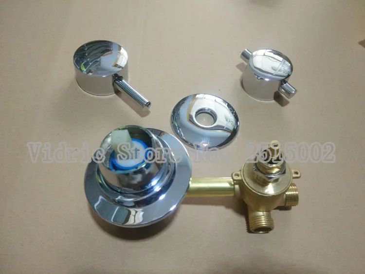 3 gears screw thread style connecting faucet cold and hot water switch, Bathroom Shower room mixing valve faucet water separtor