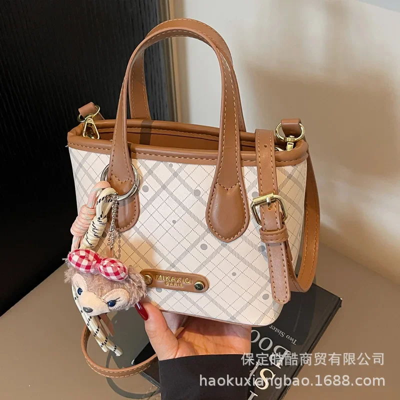 

Popular Small Bag for Women Summer 2025 New Fashion Korean Style Crossbody Bucket Bag High Quality Shoulder Bag