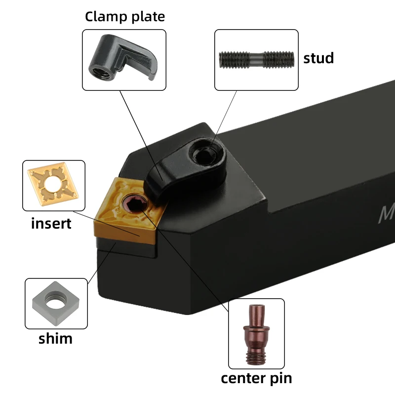 Manufacturer In China Cnc Lathe Cutting tools MCMNN2525M12 type for CNMG1204 Inserts Turning Tool Holder for lathe machine