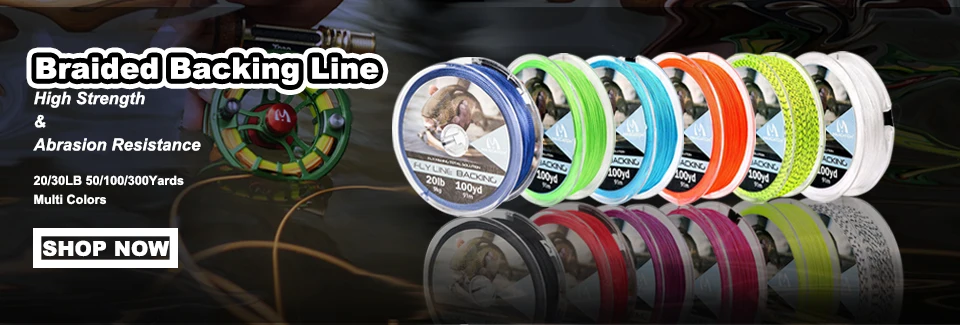 MAXIMUMCATCH Pro Fluorocarbon Fishing Leader Line 9ft Tapered 0X-7X mit Schlaufen Crystal Clear Fly Fishing Leader Line – Detail 1