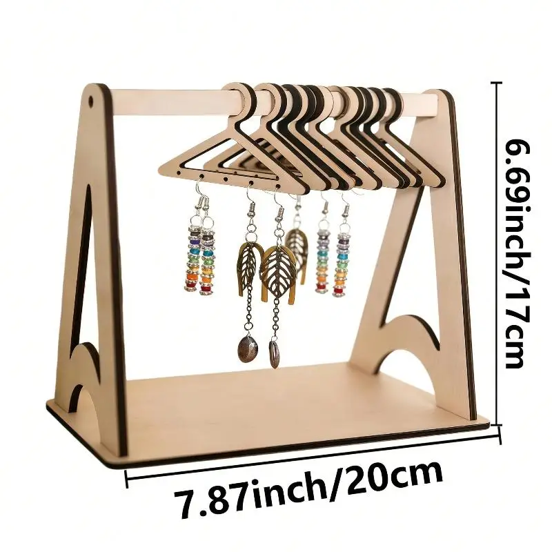 Ohrring-Präsentationsständer – Mini-Hängehalter, Schmuck-Präsentationsständer, Kleiner Ohrring-Organizer, Hängender Präsentationsständer, Tisch-Organizer – Detail 8