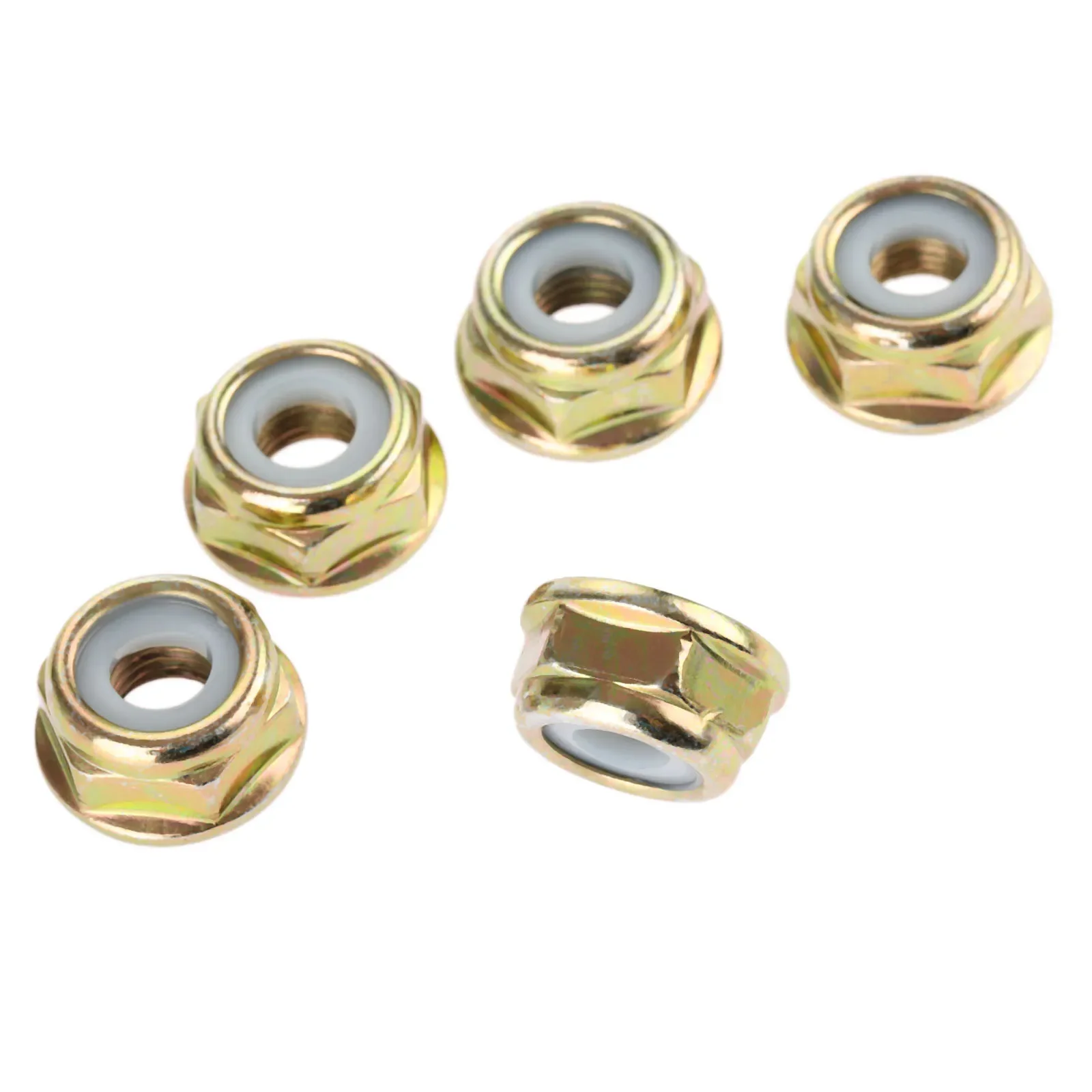 5pcs Blade Nuts Left Hand Thread M10*1.25 for Cutter Lawn Mowers Brushcutter Angle Gearbox Gear Head Case String Trimmer Parts