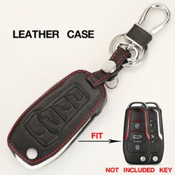 jingyuqin 4 Buttons Leather Remote Car Key Protect Cover Case For Ford Crown Victoria For Lincoln Aviator For VVDI Accessories