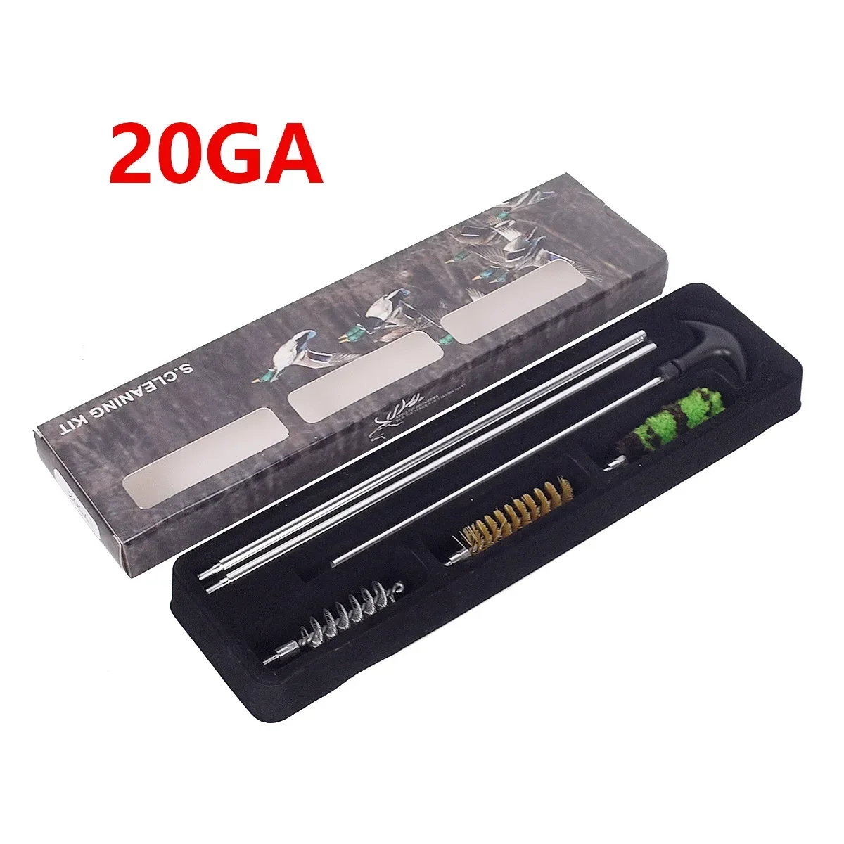 Tactical 12GA 20GA 16GA Gun Cleaning Kit Barrel Bore Tube Brush Cleaner For Shotgun Mossberg 500 590 Kel-Tec KSG Winchester 370 view 5