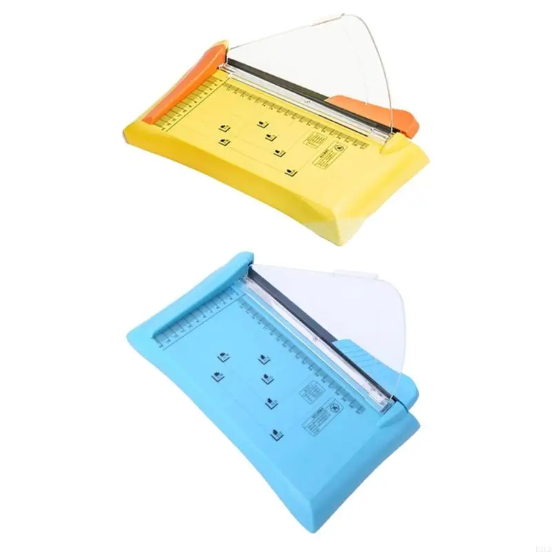Plastic High Efficiency Lightweight Paper Cutter Portable Photo Paper Cutter with Ruler Cutter Trimmer Office Supplies R2LB