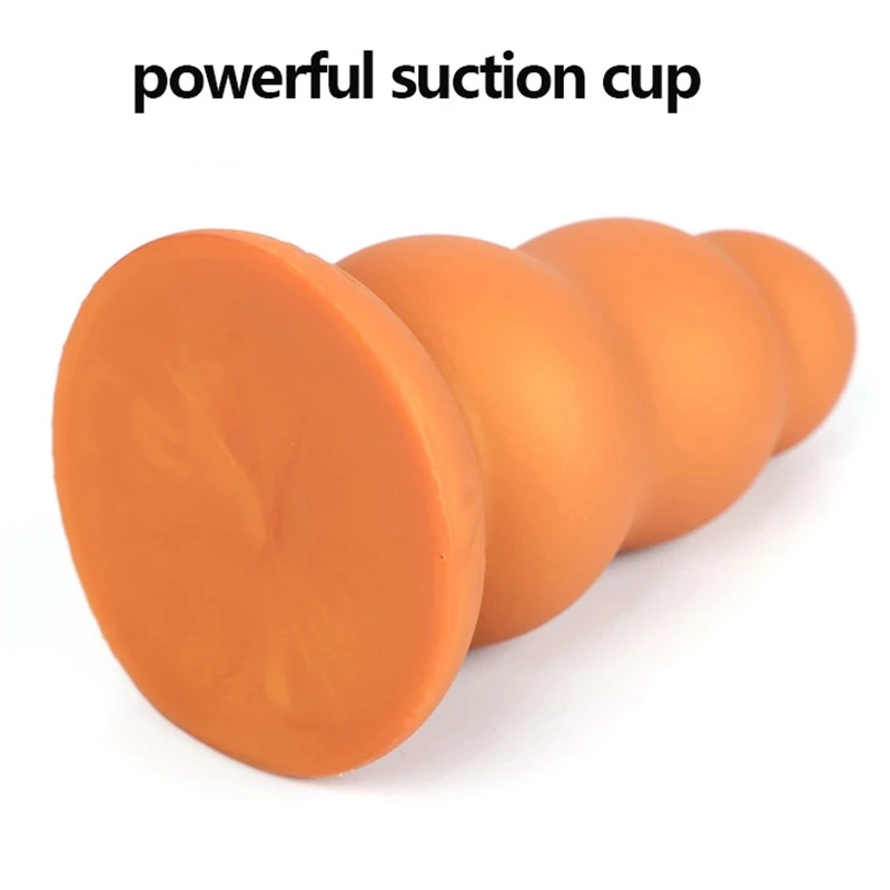 New huge anal plug super soft silicone dildo anal plug Anal beads Prostate massage big butt plug sex toys for men women