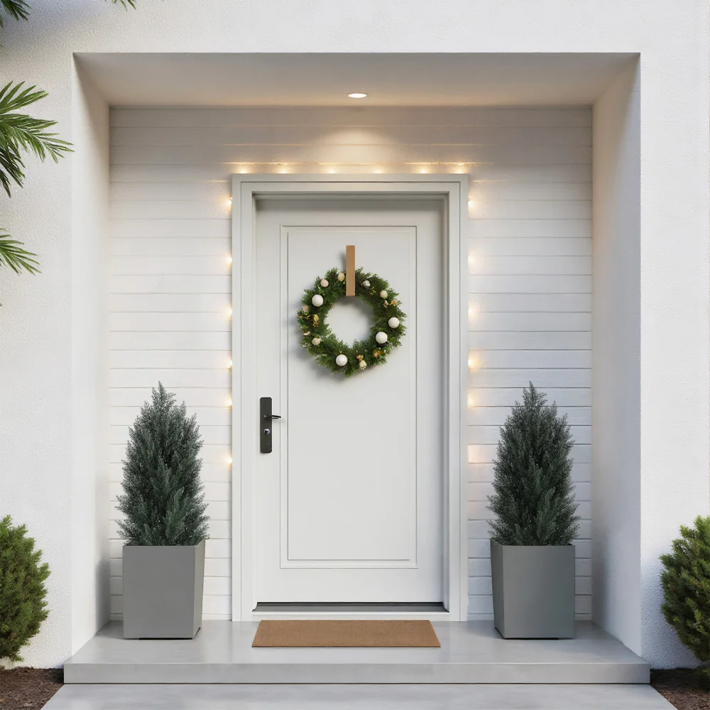 

Искусственные сосны-кипарисы высотой 1,8 м, разборные, 2 шт. в комплекте, для декора дома, сада, двора, для использования в помещении и на улице