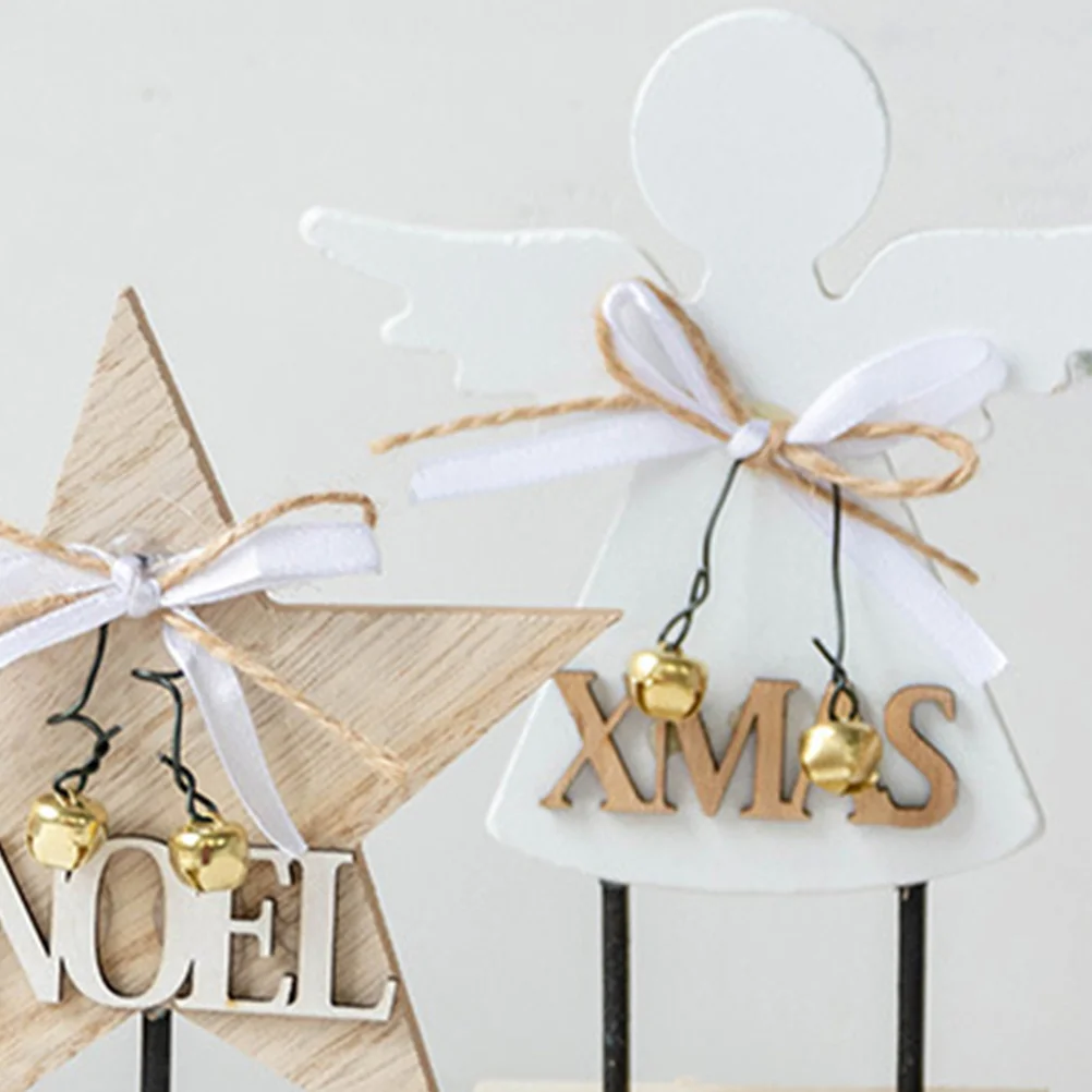 

Festive Christmas Wooden Desktop Sculpture Decoration for Home Cafe Office Restaurant Party Ornamental Supplies