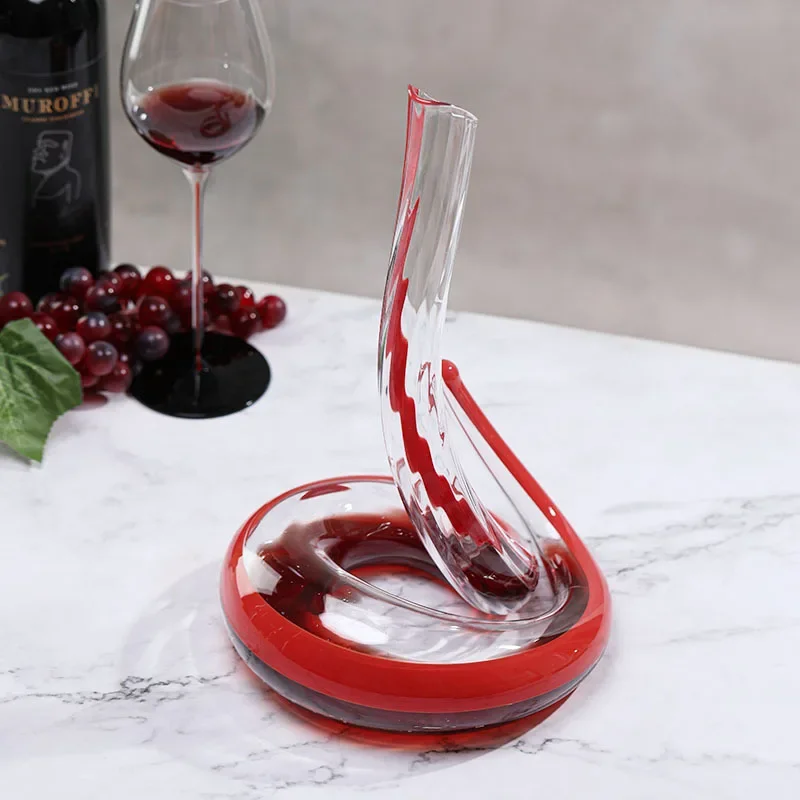 Crystal glass snake decanter, household special-shaped wine glass, decanter 5