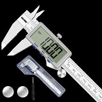 Digital Caliper,Upgraded Stainles Steel Digital Calipers 150mm/6 inch with Large LCD Screen,Perfect for Household,DIY