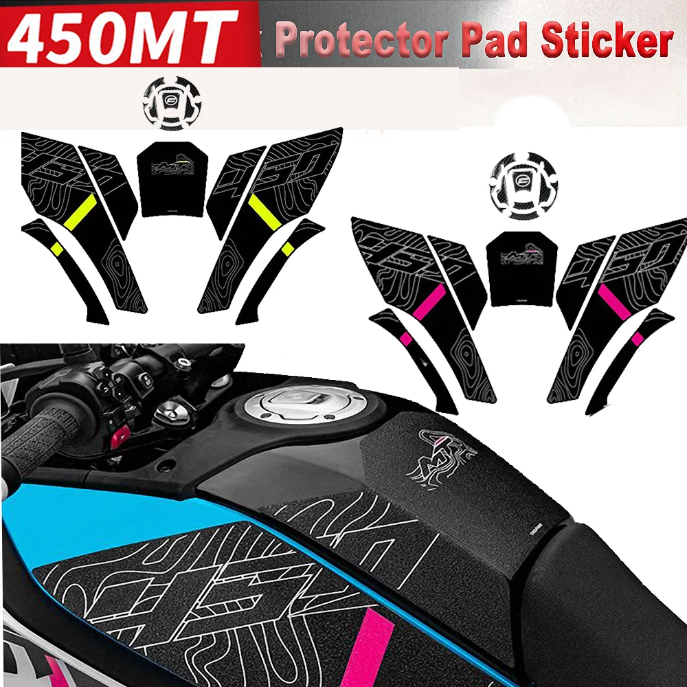 

For CF MOTO 450MT Tank Pad Covers Protector Stickers Motorcycle Accesories Tankpad Gasoline Decals Pegatina CFMOTO MT450 MT 450