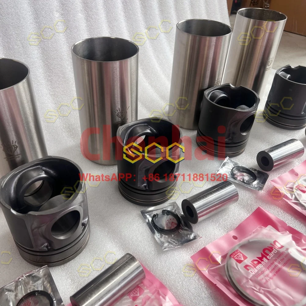 

Оптовый комплект для капитального ремонта высокого качества: полный комплект прокладок, комплект гильз цилиндров, гарантия 3 месяца, производство Китай, запчасти для строительной техники