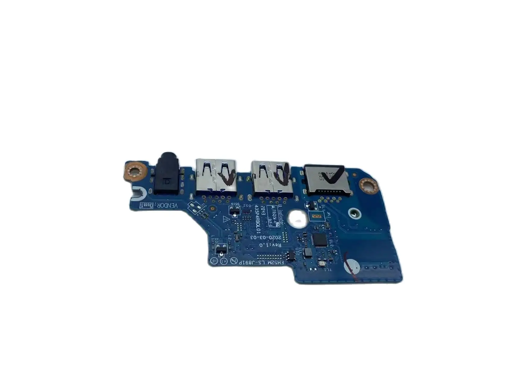 BINFUL ORIGINAL SOTCK For Acer Helios 300 PH315-53 AN515-55 USB AUDIO BOARD ENTERNET  FH52M LS-J891P FAST SHIPPING