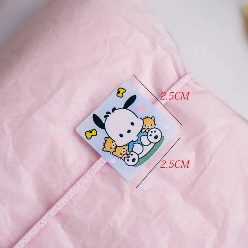 Santio สติกเกอร์ตราประทับรูปกีตาร์ลาย Hello Kitty Kuromi Cinnamoroll 500ชิ้นสติกเกอร์เคสโทรศัพท์มือถือถ้วยน้ำรูปกีต้าร์ขายส่ง