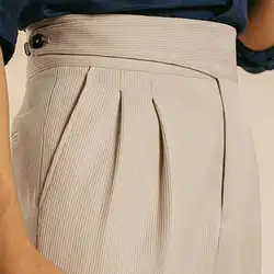 High Quality Italian Casual High Waist Straight Pants Fall Men Versatile Business Formal Trousers Pant For Men Social Trousers