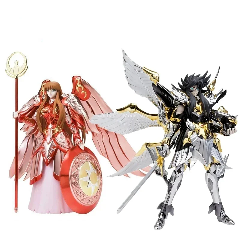 In Stock Bandai Saint Seiya Anime Figure 15th Anniversary Hades Action Figure Athena Toy Children's Model Figure