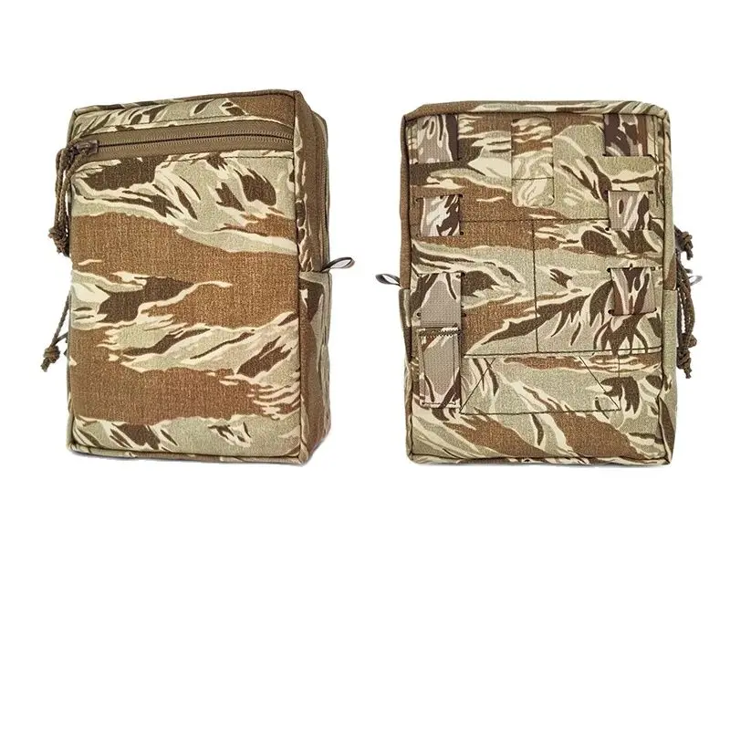 

Tactical Raiders Tall GP Pouch General Purpose Molle Utility Pouch NIR Compliant Sand Tiger Camo(051794)