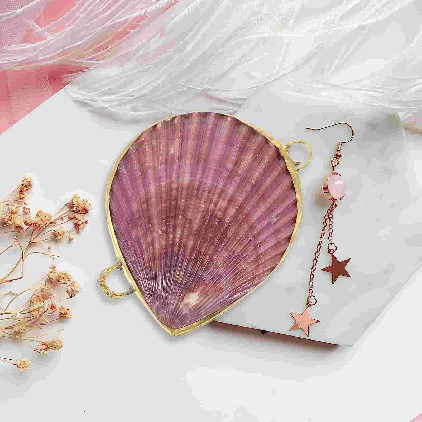 

Sunglasses Case Shell Storage Box Seashells Jewelry Accessories Trinket Shirt Boxes for Presents