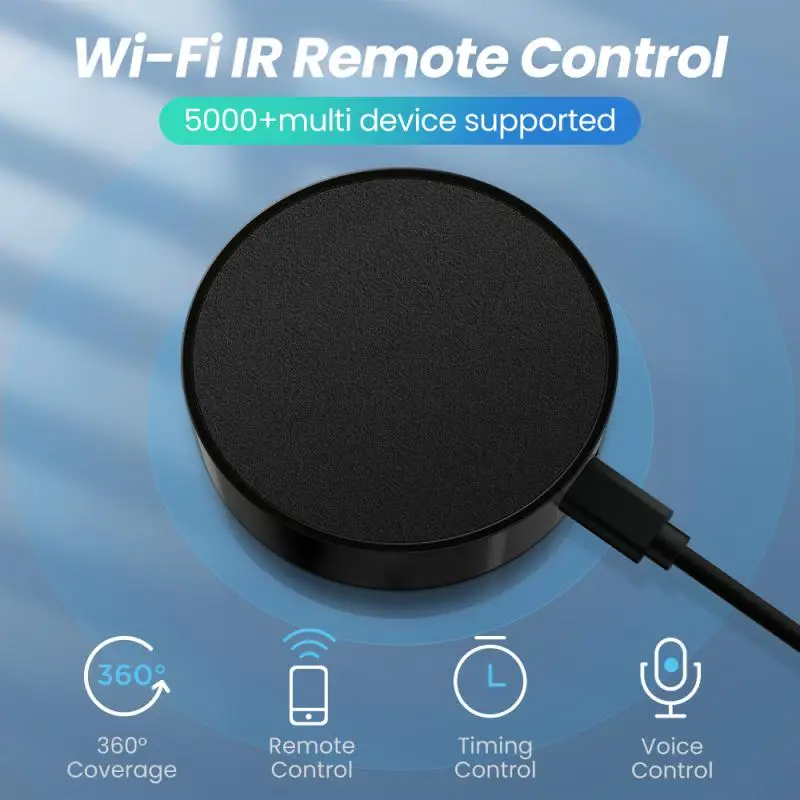 Tuya IR Remote Control Smart WiFi Universal Infrared for Smart Home Control for TV DVD AUD Works with Alice Alexa Home