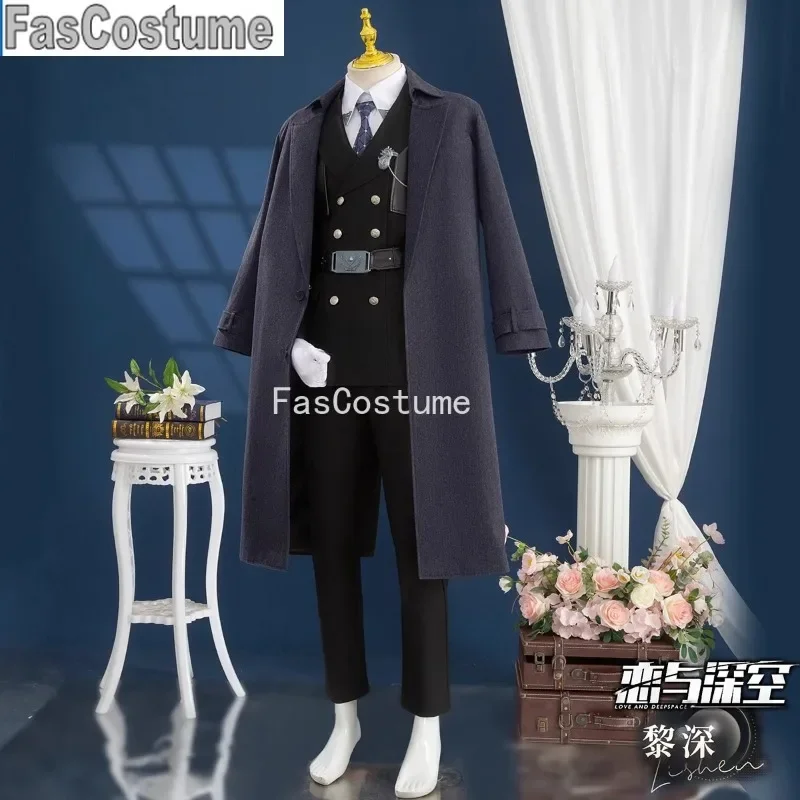 

Love And Deepspace Zayne Gentleman Game Suit Gorgeous Handsome Uniform Cosplay Costume Halloween Party Outfit Men FasCostume
