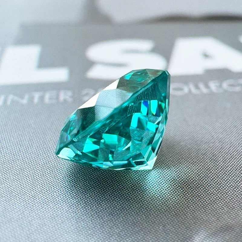 

TOP Hot sales Lab Grown Paraiba Cushion Cut Gemstone for DIY Advanced Jewelry Making Inlay Ring Necklace Selectable AGL Certific