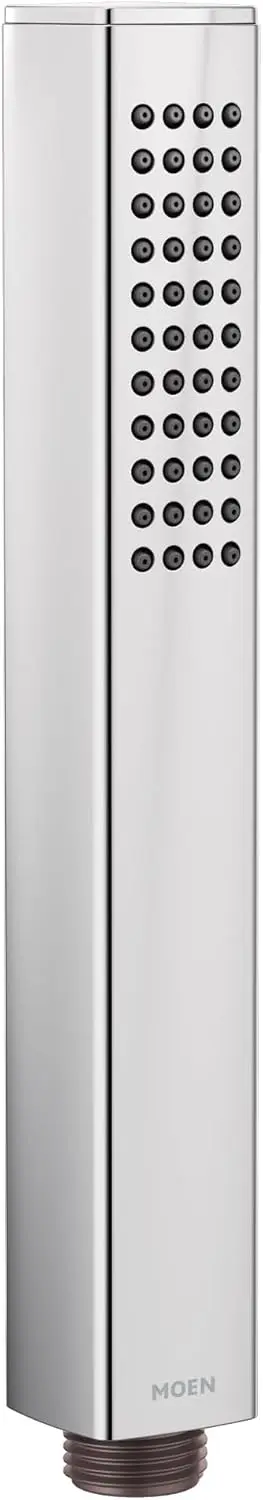 

Eco-Friendly Handheld Shower Head with Chrome Finish, Water-Saving Single Spray, Standard Hose Fit