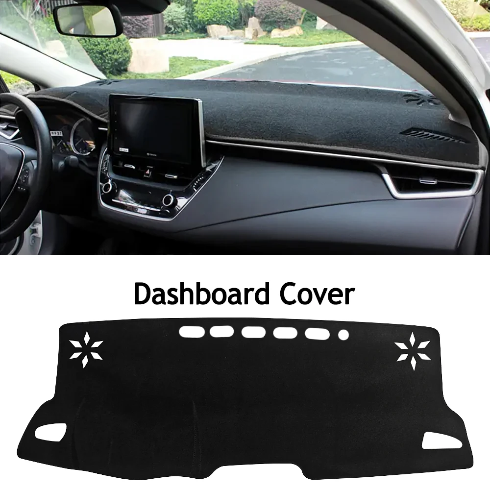 

Dashboard Cover Mat Pad For Toyota Corolla E210 2019 2020 2021 2022 2023 2024 Hybrid Dashmat Sunshade Anti-UV Carpet Accessories