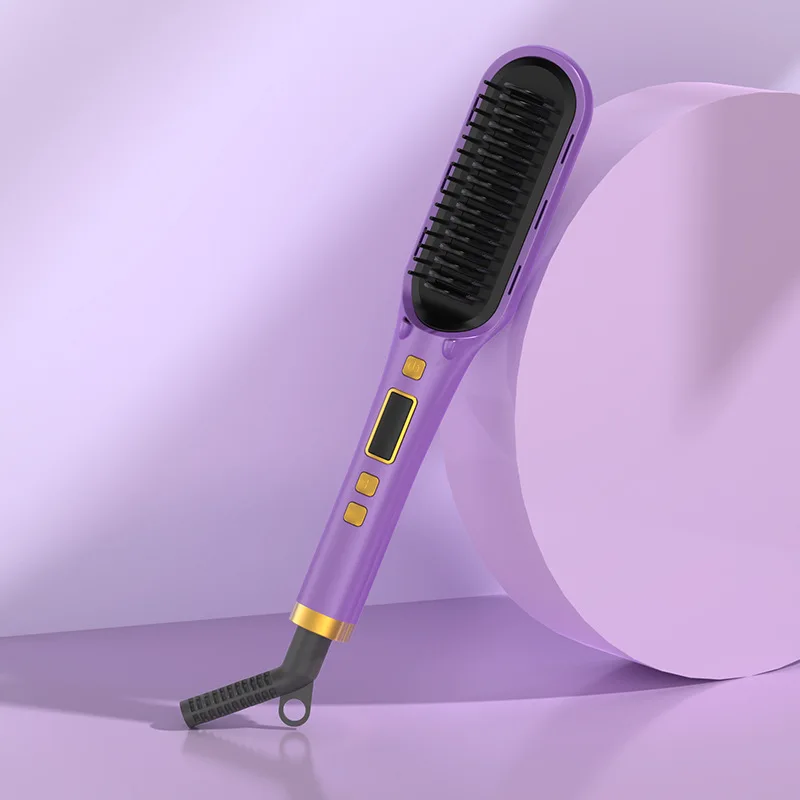 Negative Ion Electric Hair Straightening Comb Straight Dual-use Ceramic Hair Straightener Ladies Home Straight Hair Splint
