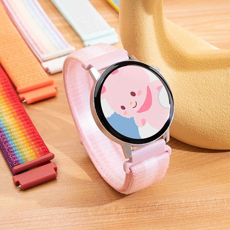 Nylon Loop Band For Samsung Galaxy Watch 6 4 7 classic/5 Pro/active 2/Gear S3 20mm/22mm Bracelet Huawei watch GT6/6pro 2e 3pro