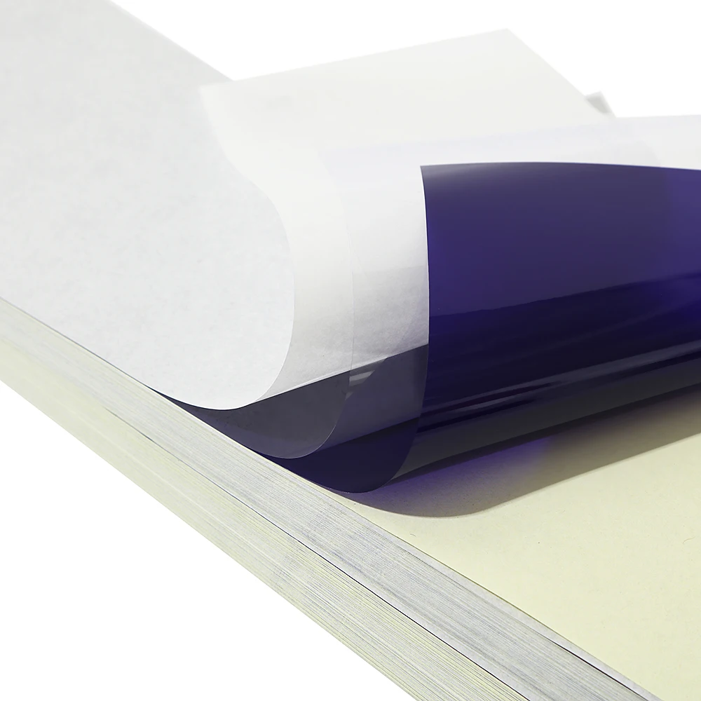 DM 100 Sheets Tattoo Stencil Paper Transfer Tattoo Paper 3.15' X 11.81' Tattoo Stencil Paper for TP31/MR3 Tattoo Thermal Printer