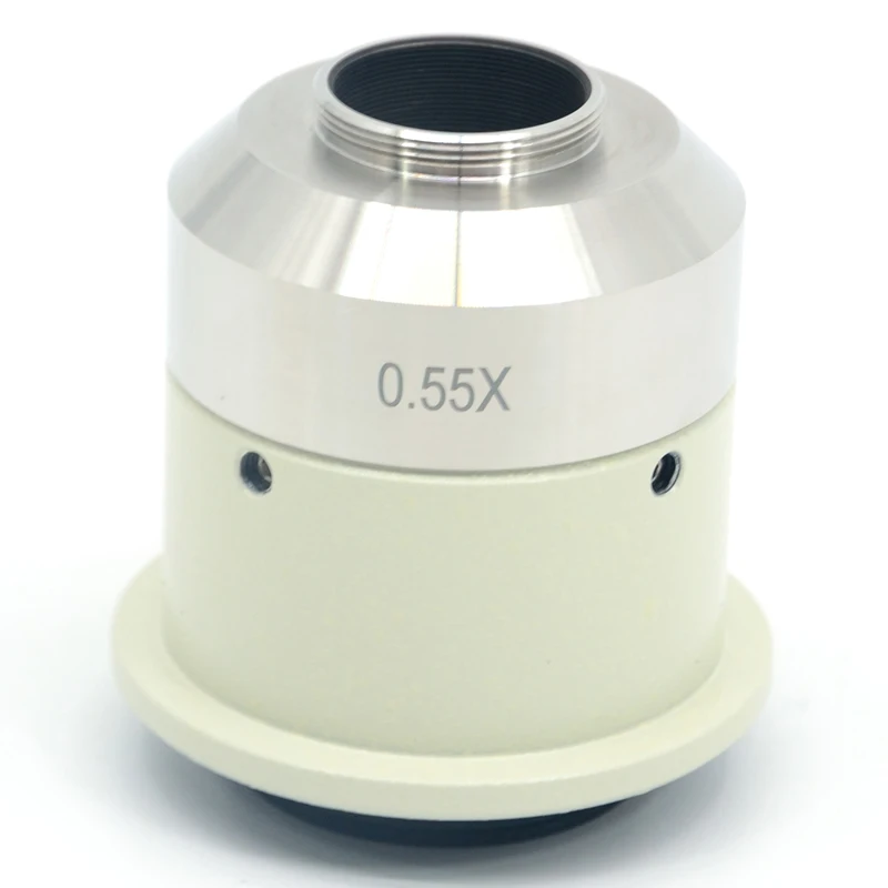 Imagem -03 - Fyscope Microscópio C-monte 0.3x 0.55x 0.7x 1x 1.2x 1.5x Adaptador Compatível para Nikon Microscopio ni ci Series