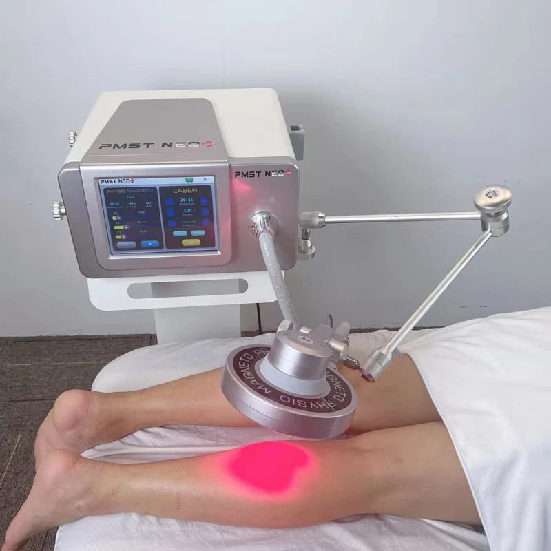 Physio Magneto Plus Laser Therapy 808NM Super Transduction Pulse Electromagnetic Field EMTT Extracorporeal Machine