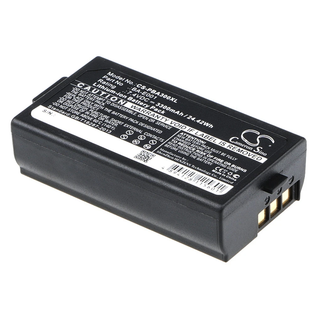 

Li-ion Portable Printer Battery for Brother, 7.4V, 3300mAh, Compatible Models: PT-E550W, PT-H300
