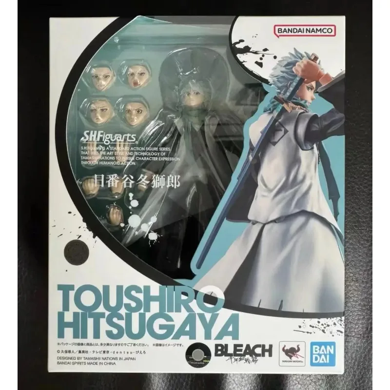 

100% Original Bandai SH Figuarts SHF Toshiro Hitsugaya BLEACH Anime Action Figures Toys Model Figura Collector Gifts