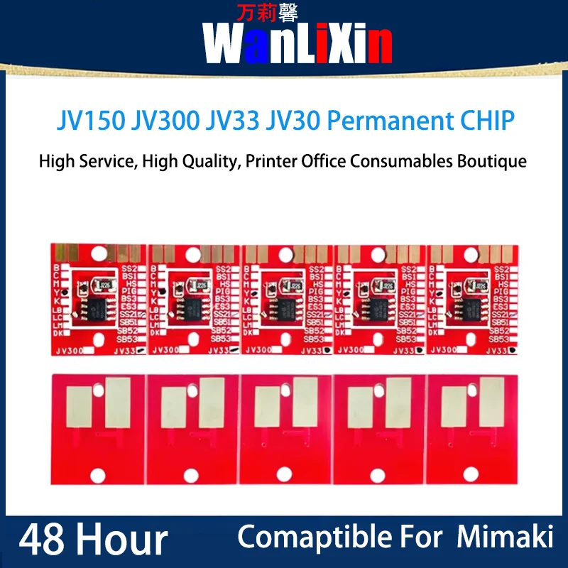 

1 set JV33 JV30 SS21 Permanent chip Compatible For Mimak Ink Cartridge Chip JV300 JV150