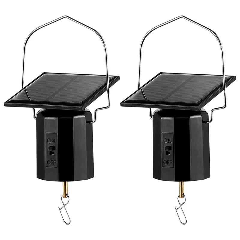 4Pcs Solar Powered Wind Spinner Motor Solar Energy Hanging Rotating Motor Revolving Wind Chime Spinner Motor for Display-A55K - view 4