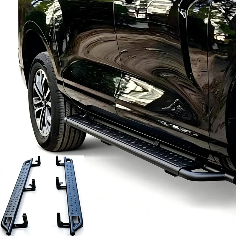 Car Accessories 4x4 Heavy Duty Tubular Side Step Anti Slip Running Board Tuning Mod
