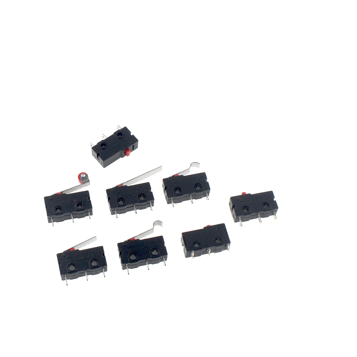 10pcs kw12 Hub begrenzung schalter Kontakt knopf KW11-3Z-2 Mikrosc halter gerader Griff 3pin 5a 125 v250v