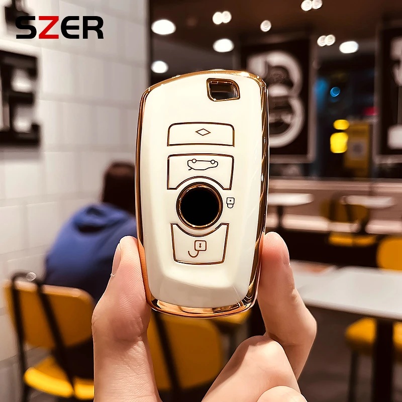 

Fashion TPU Car Remote Key Case Cover Shell For BMW 1 3 5 7 Series X1 X3 X4 X5 F10 F15 F16 F20 F30 F18 F25 M3 M4 E34 Accessories