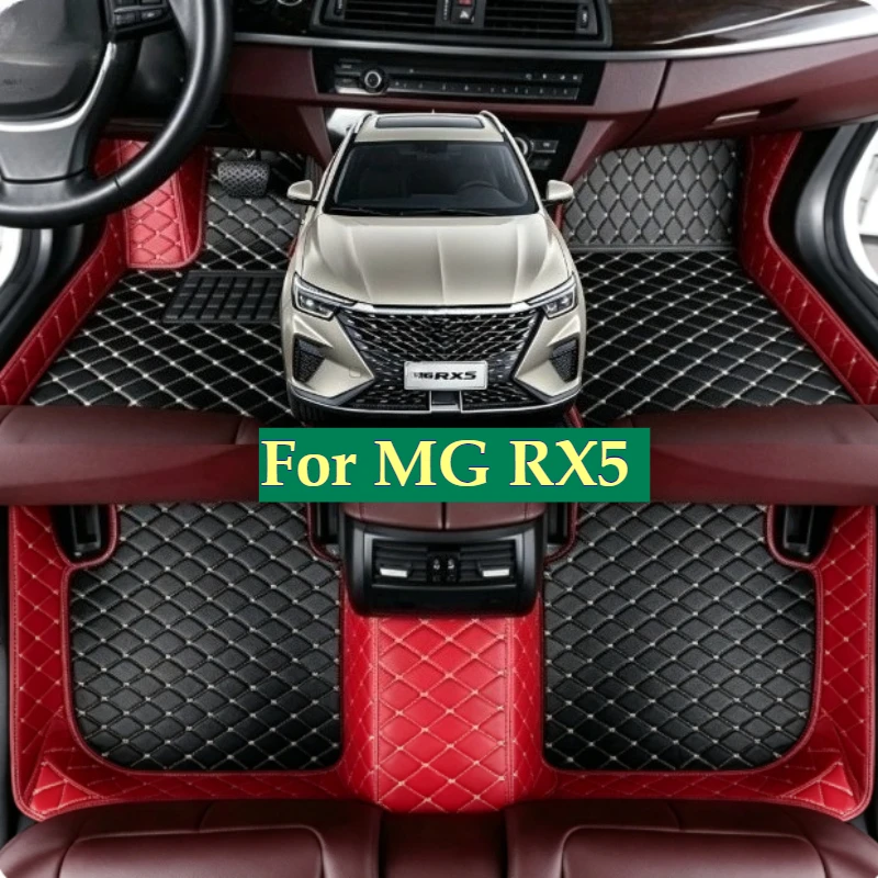 

Custom Car Floor Mats For MG RX5 Plus 2011-2022-2026 LHD RHD All Weather Auto Accessories Foot Material leather Carpets Fashion
