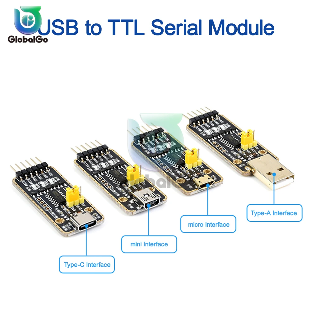 

CH343G USB Конвертер UART / TTL Последовательный адаптер Модуль связи Micro / Mini / Type - A / Type - C для Aduino