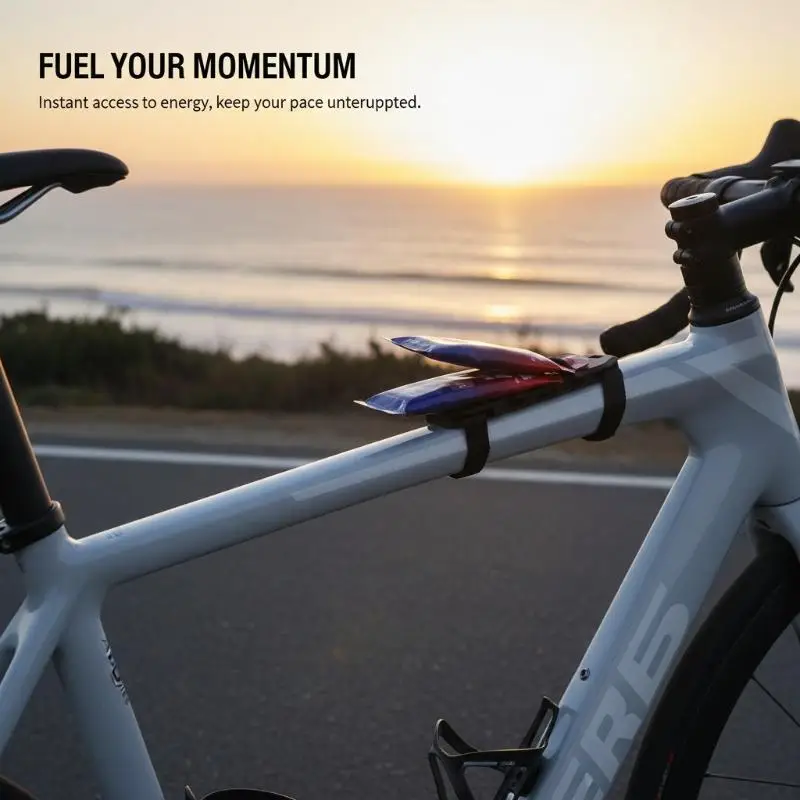 Bicycle Energy Gel Holder Road and Mountain Bike Storage Box for Energy Bar Convenient Nutrition Organizer Cycling Accessory - view 4