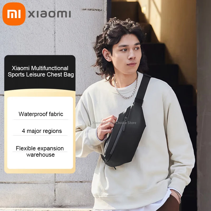 

Многофункциональная спортивная сумка Xiaomi для отдыха, нагрудная сумка, поясная сумка, сумка для активного отдыха, вместительная сумка через плечо, водонепроницаемая сумка-пояс.