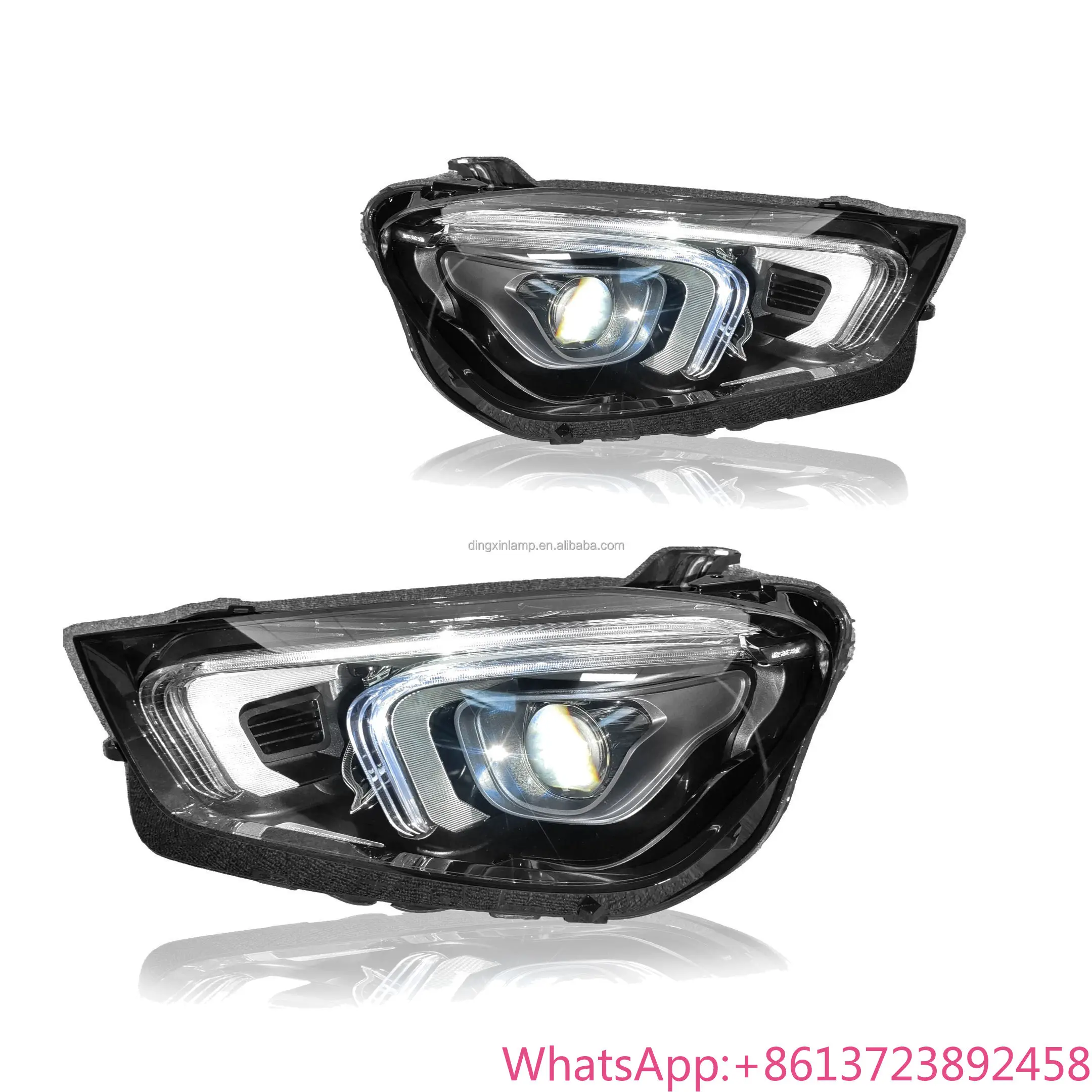 For Automotive lighting system Second-hand Original Used Original Headlight for Mercedes Benz GLE Lighting W167