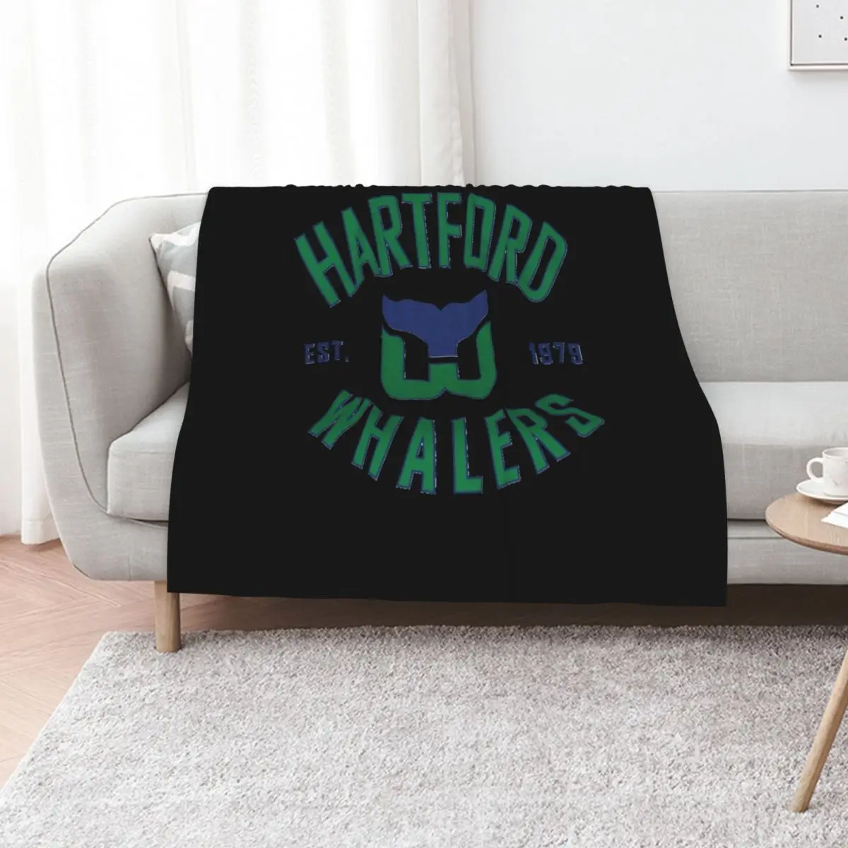 Hartford-Whalers-CT-Classic Throw Blanket Giant Sofa Decorative Sofas Plush Thermals For Travel Blankets